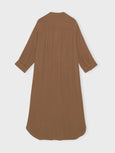 laurella shirtdress crepe - camel