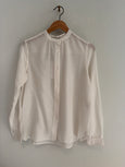 Silk and cotton shirt - off white