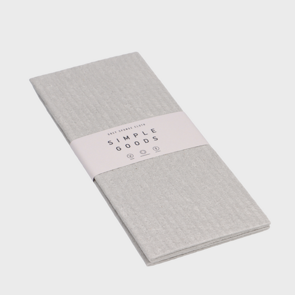 Sponge cloth 2 pack - grey