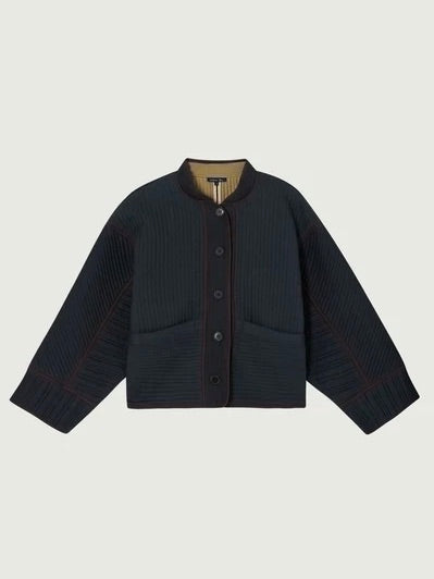 Patchouli quilted jacket - dark slate