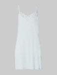 Natural Elegance Spaghetti Dress 90cm - blue melange