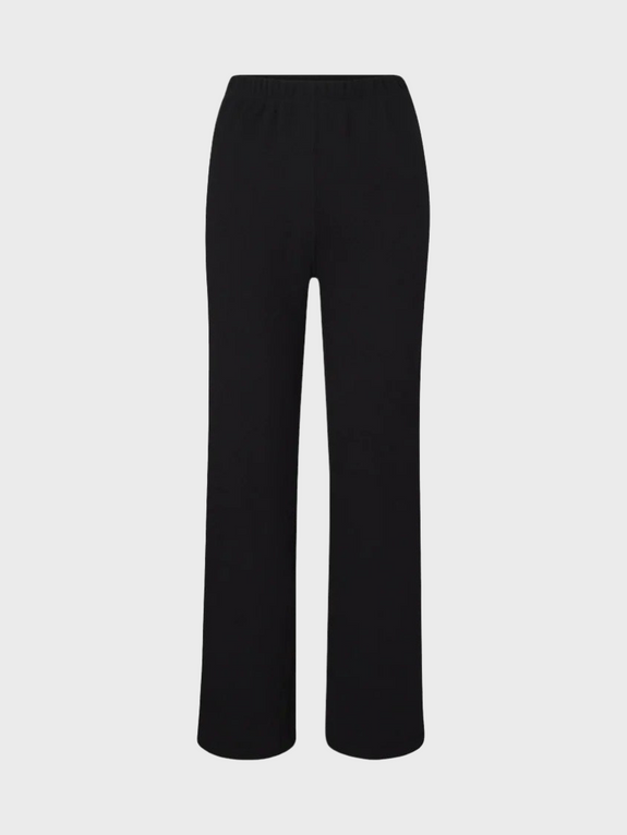 STRAIGHT LEG SWEATPANT - BLACK