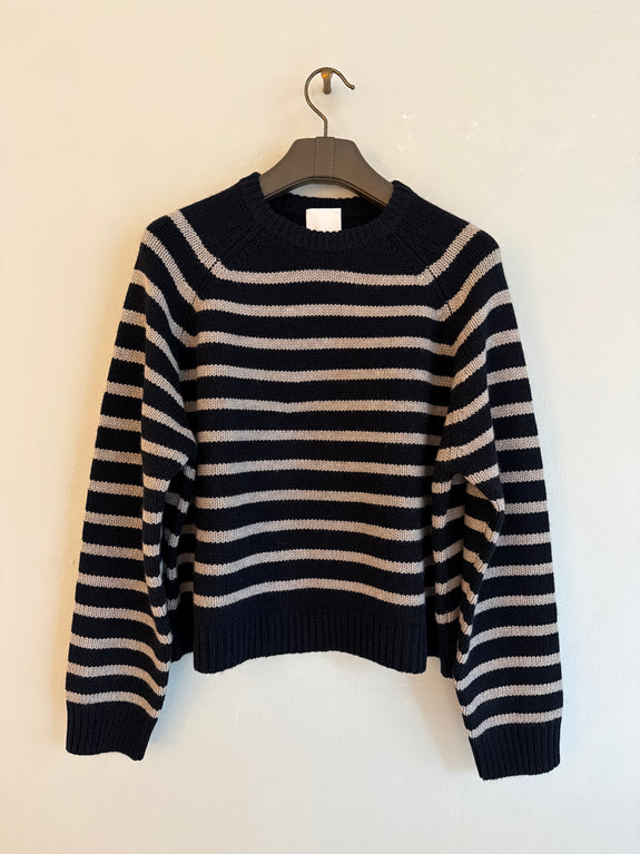 Stripe sweater - navy