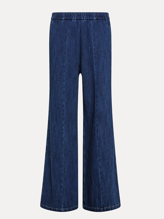 Palazzo pants - indigo