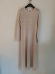 Silk paper dress - Sand