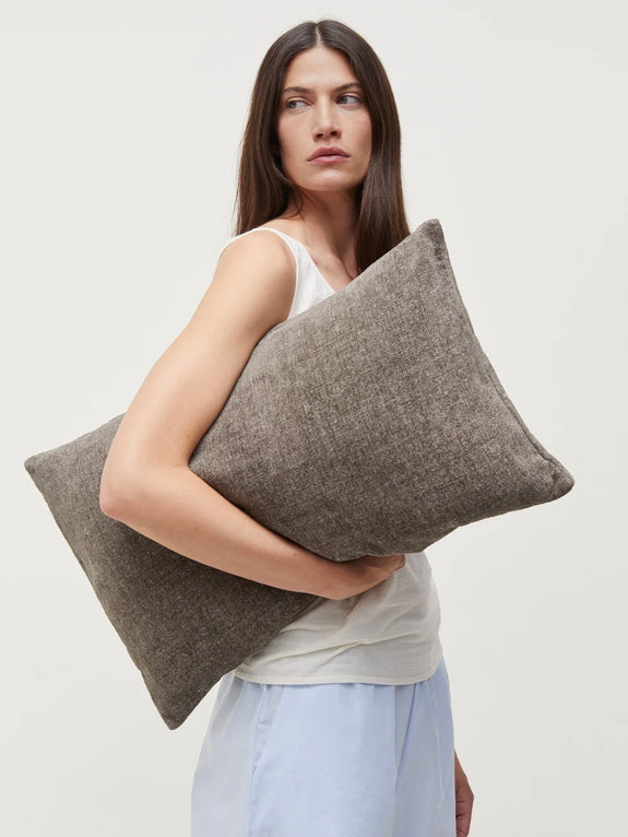 Pillow terry linen - Earth