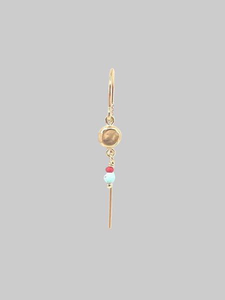 Sui gold earing - turquoise