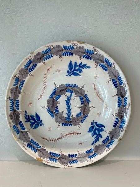 Old spanish plate