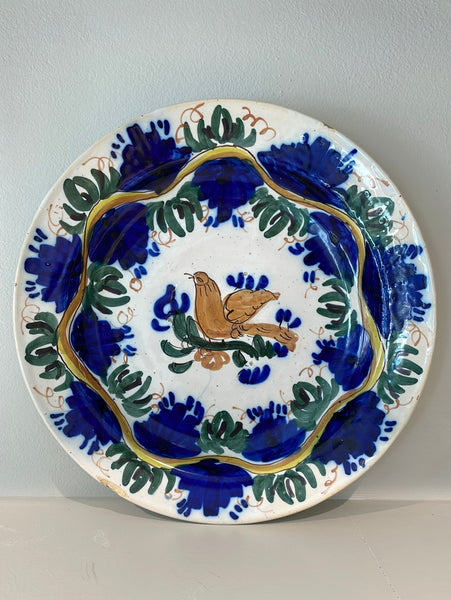 Old spanish plate