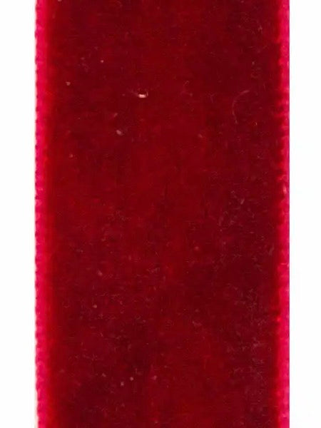 Velvet ribbon 15mm - Red