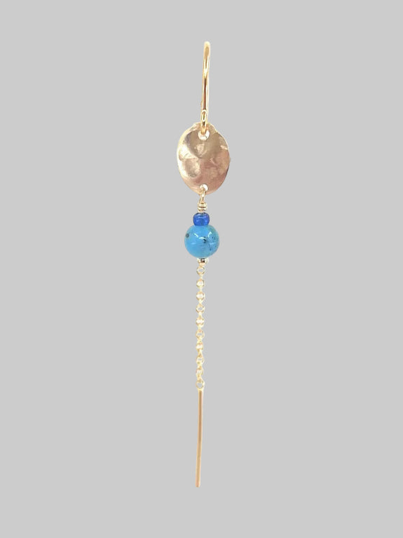 Ry earring - blue opal