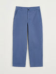 Carlo midwaist wide cotton - french blue