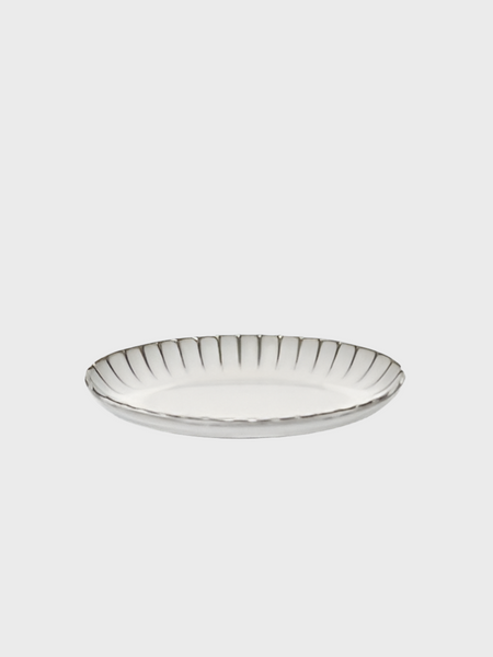 Inku Serving Bowl Oval M - White