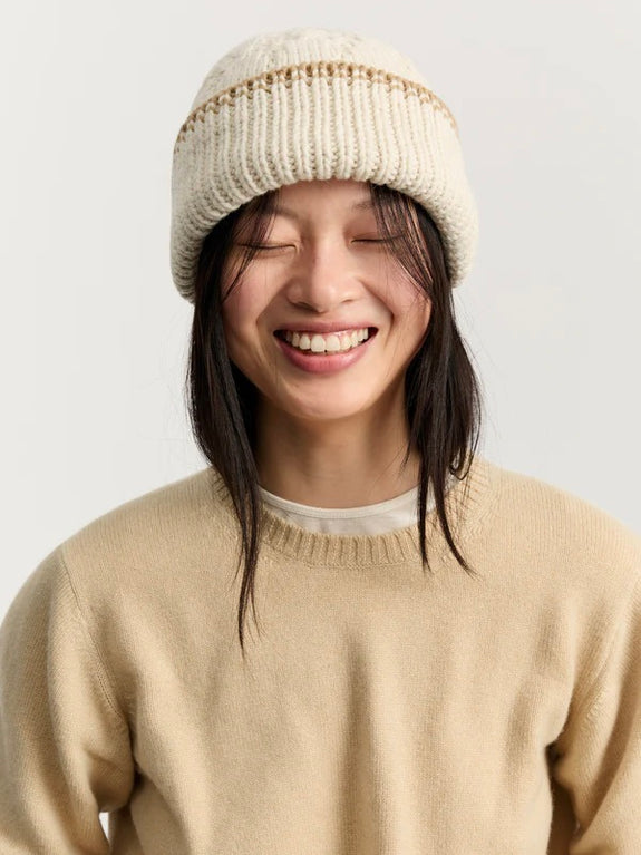 Paula beanie – mix fawn