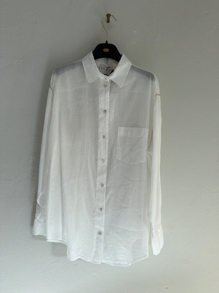 Organzated muslim breaded shirt - crystal