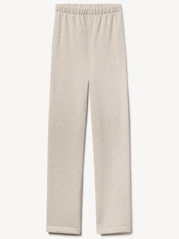 STRAIGHT LEG SWEATPANT - HEATHER OATMEAL