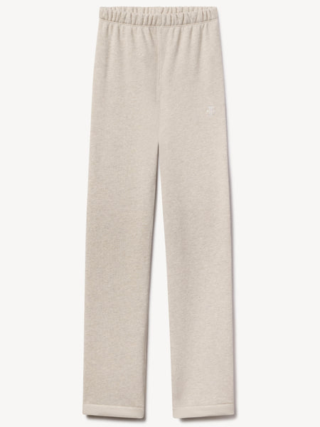 STRAIGHT LEG SWEATPANT - HEATHER OATMEAL