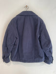 Cotton drill peacoat - navy