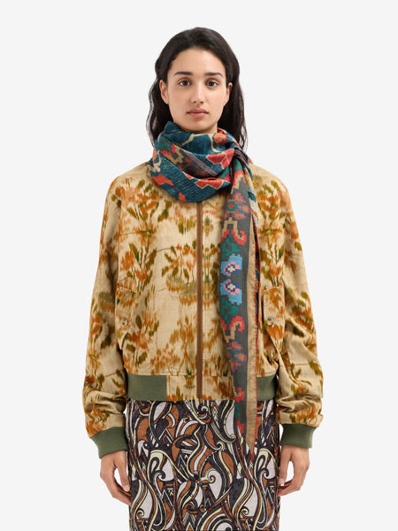 ALOEUW Scarf Silk 65x120 - MULTICOLOR