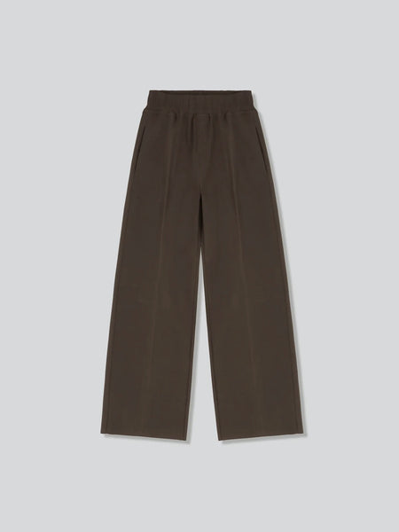 LAY2 DRAWSTRING TROUSER - cocoa brown