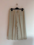 Hopsack cropped pants - fieno
