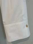 Poplin oversized masculine shirt - bianco
