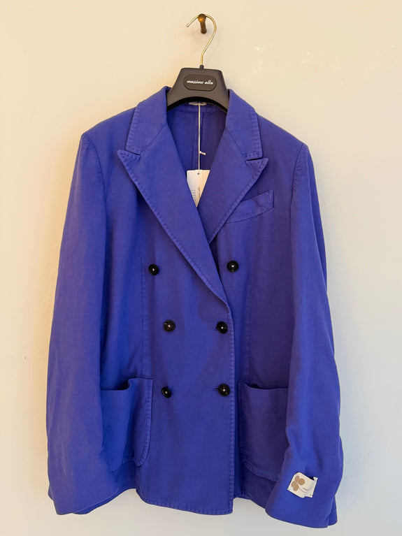 CARLOTTA double-breasted jacket - amethyst