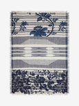 ALOEUW Shawl Scarf Silk - RAMPICANTE BLU