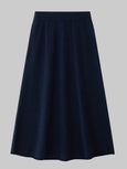 A-line cashmere skirt - night