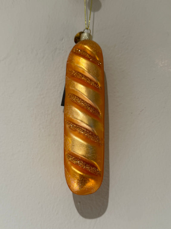 Ornament glass french roll H15cm
