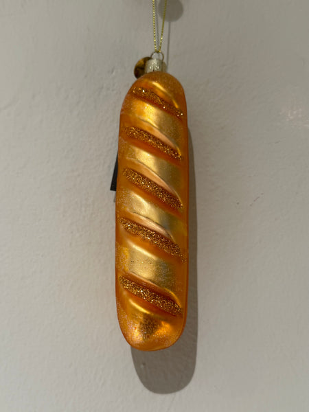 Ornament glass french roll H15cm