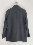 Viscose and wool flannel jacket - grey