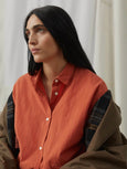 Atla shirt striped - Mix Burnt Orange