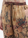 ALOE Trousers Silk - RICAMO DI ALLORO