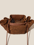 ARTA MINI CROCHET RAFFIA Bag - tan