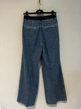 Denim couture pants - indaco
