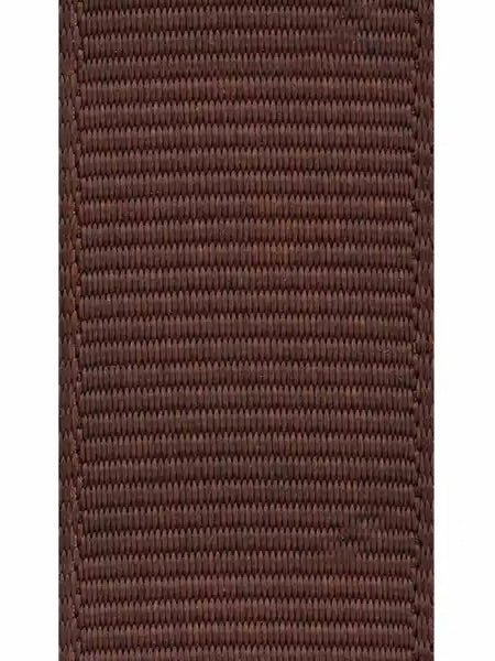 Ribbed ribbon 15mm - Black Coffee