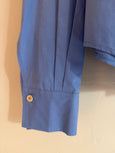 Poplin boxy shirt - azure