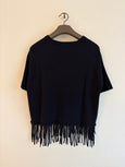 Sweater fringes - navy