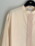 Grandfather shirt with tape details - honey
