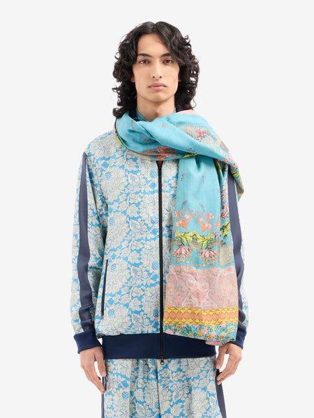 ALOESTA Scarf Silk - CELESTE