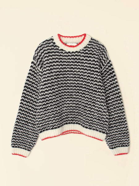 Mabel Sweater - Black Creme