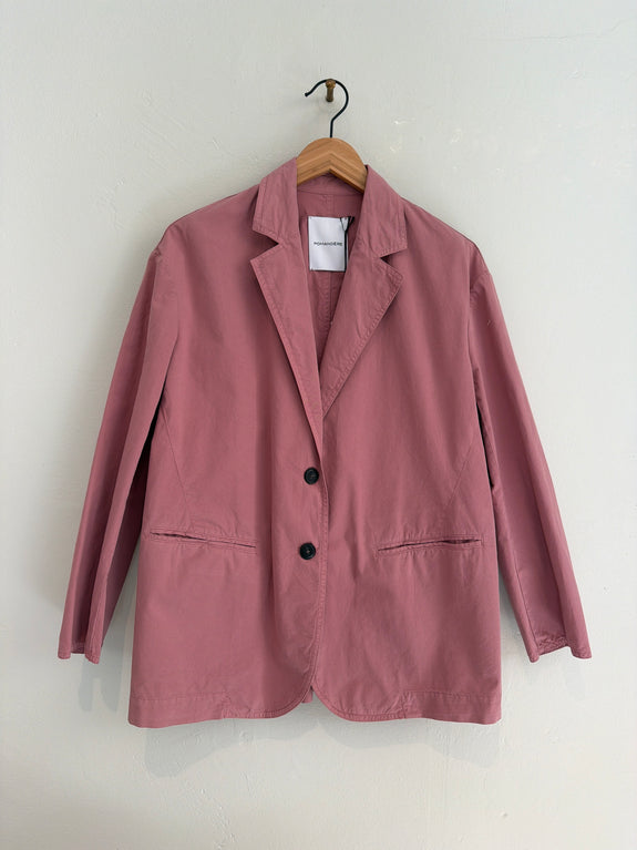 Cotton gabardine jacket - verbena