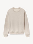 OVERSIZED CREWNECK SWEATSHIRT - HEATHER OATMEAL