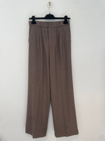 Soft-fit flannel trousers - sigar