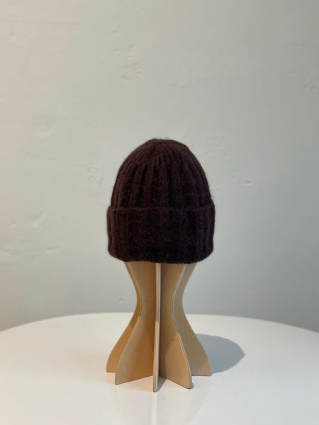 Dagmar Beanie - dark brown