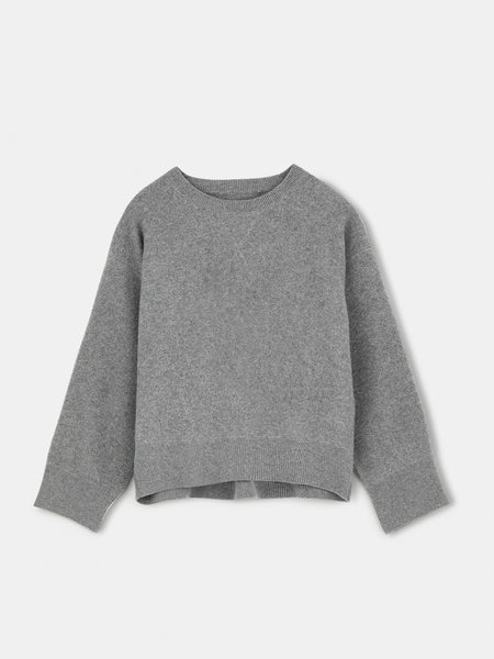 Willow cashmere sweater - Grey Melange