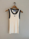 Knitted top - ecro/navy