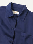 Gabardine work jacket - blue