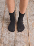 Buckle overankle socks - black